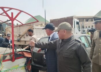 سلطات باب دكالة تخلص محيط المحكمة الابتدائية بمراكش من العشوائيات+ صور