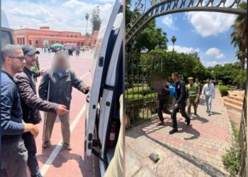 بالصور.. إخلاء ساحة جامع الفنا ومحيطها من المتشردين والمختلين