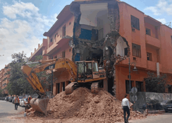بعد فيلا لوسيل.. الشروع في هدم أحد أقدم فنادق مراكش