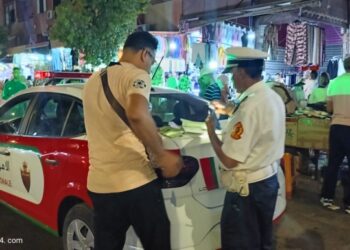 مصالح الامن تتجند لمنع “الفراشة” من احتلال الطريق بشارع الداخلة بمراكش