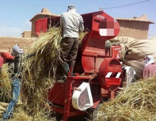 صادم.. آلة حصاد تبتلع فلاح خمسيني