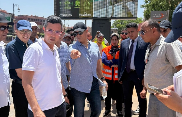 الوالي بنشيخي يتفقد مختلف الاوراش المفتوحة بمراكش