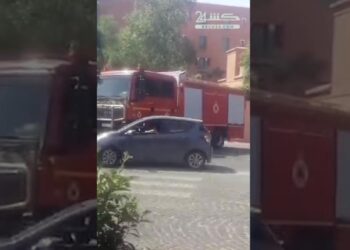 الوقاية المدنية تهرع لنجدة فندق المامونية وكشـ24 تكشف التفاصيل + فيديو