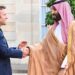 بن سلمان وماكرون يبحثان تنسيق مؤتمر حل الدولتين