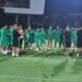 المنتخب الوطني يجري أول حصة تدريبية استعدادا للقاء البحرين