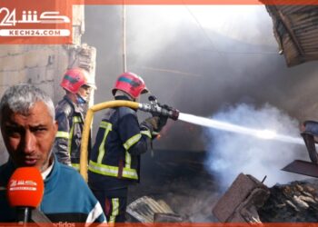 بالڤيديو.. عمال مستودع “دوار الظلام” لكشـ24: الحريق خلف خسائر تقارب المليار