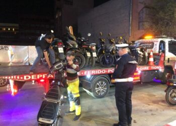 حجز ازيد من 120 دراجة نارية في حملة جديد ضد مخالفي قانون السير بمراكش