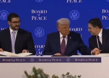 بوريطة يوقع في دافوس ميثاق مجلس السلام