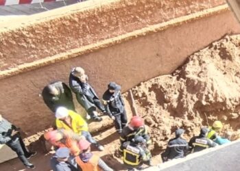 وفاة العامل ضحية الانهيار الارضي بورش بناء فندق مصنف بمراكش