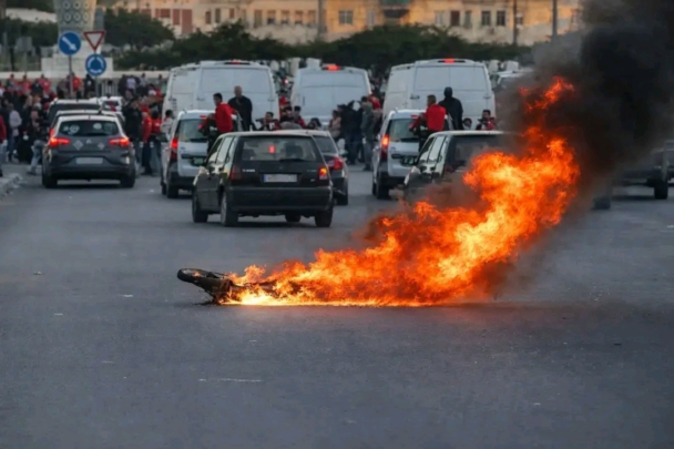درك سرية الجديدة يوقف متورطين في رشق فصيل نادي رياضي بالحجارة