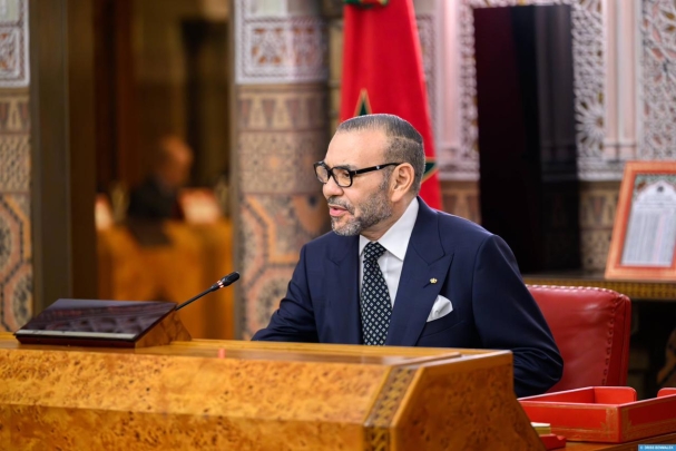 جلالة الملك يهنئ العاهل الأردني بمناسبة ذكرى استقلال بلاده