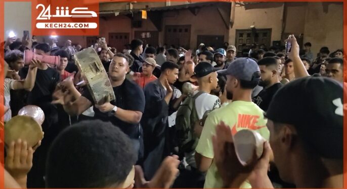بالڤيديو: اجواء “الدقة” تتحول لمناسبة للتغني بالكوكب في ليلة عاشوراء بباب ايلان