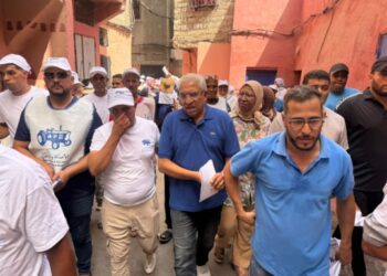 حزب الاصالة والمعاصرة يطلق حملته الانتخابية بدائرة النخيل جليز