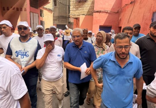 حزب الاصالة والمعاصرة يطلق حملته الانتخابية بدائرة النخيل جليز