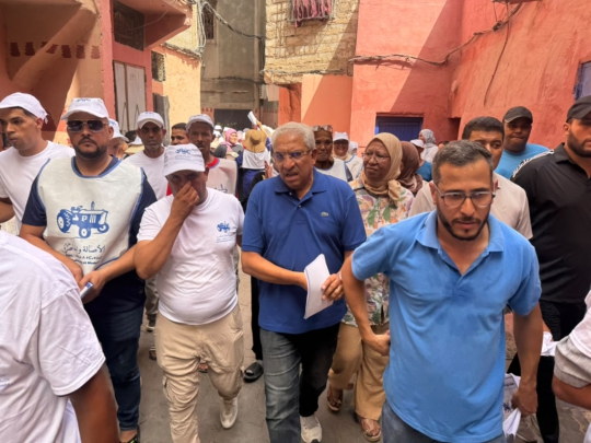 حزب الاصالة والمعاصرة يطلق حملته الانتخابية بدائرة النخيل جليز