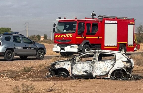 خطير.. سائق “تاكسي” يتعرض لمحاولة قتـ ـل حرقا داخل صندوق سيارته بمراكش