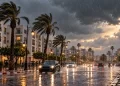نشرة إنذارية: زخات رعدية مصحوبة باحتمال تساقط البَرَد وهبات رياح